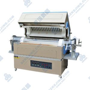 1100℃電動開啟式三溫區(qū)管式爐