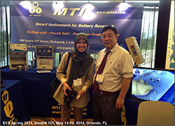 科晶聯(lián)盟-美國(guó)MTI參加在美國(guó)奧蘭多召開的ECS2014春季電化學(xué)會(huì)議