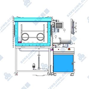 前開(kāi)門(mén)式單節(jié)單面單工位手套箱