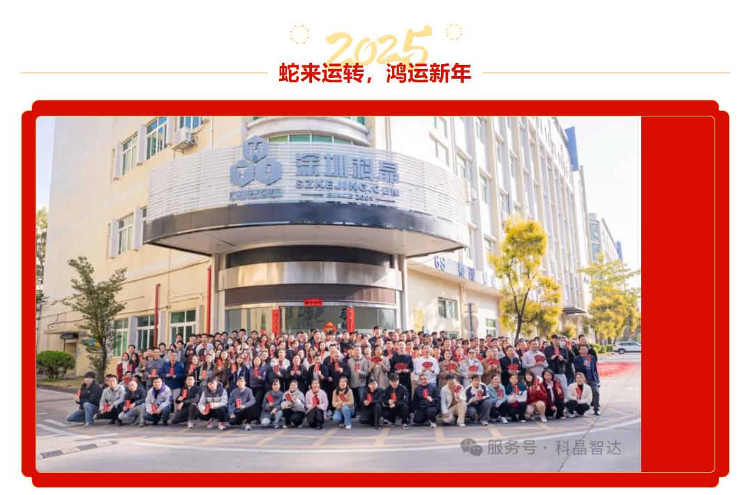 開工第一天，紅包祝福雙豐收！科晶智達邀您一起開啟輝煌2025！