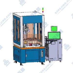 21700 圓柱蓋帽與連接片及全極耳集流盤激光焊接機(jī)